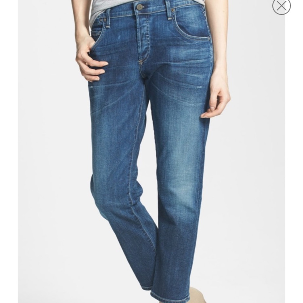 Citizens of Humanity Emerson Slim Boyfriend cut.